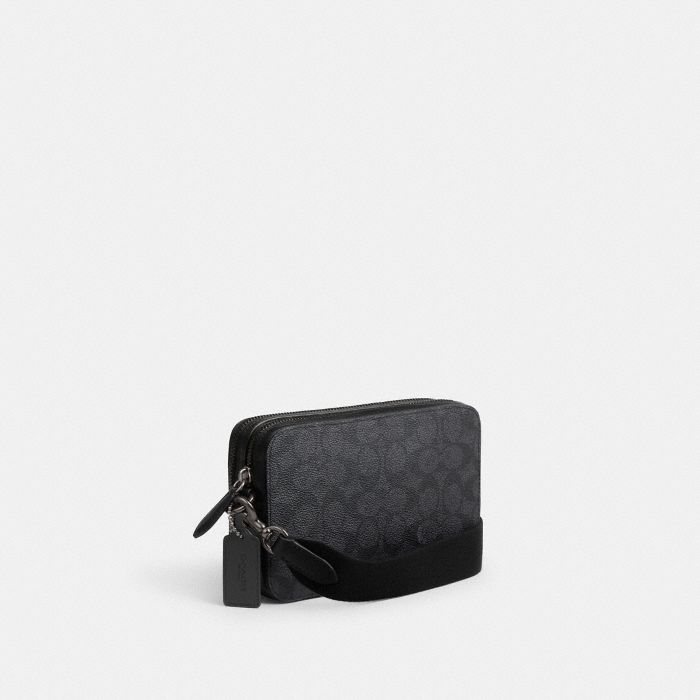 CHARTER CROSSBODY 19 IN SIGNATURE CANVAS