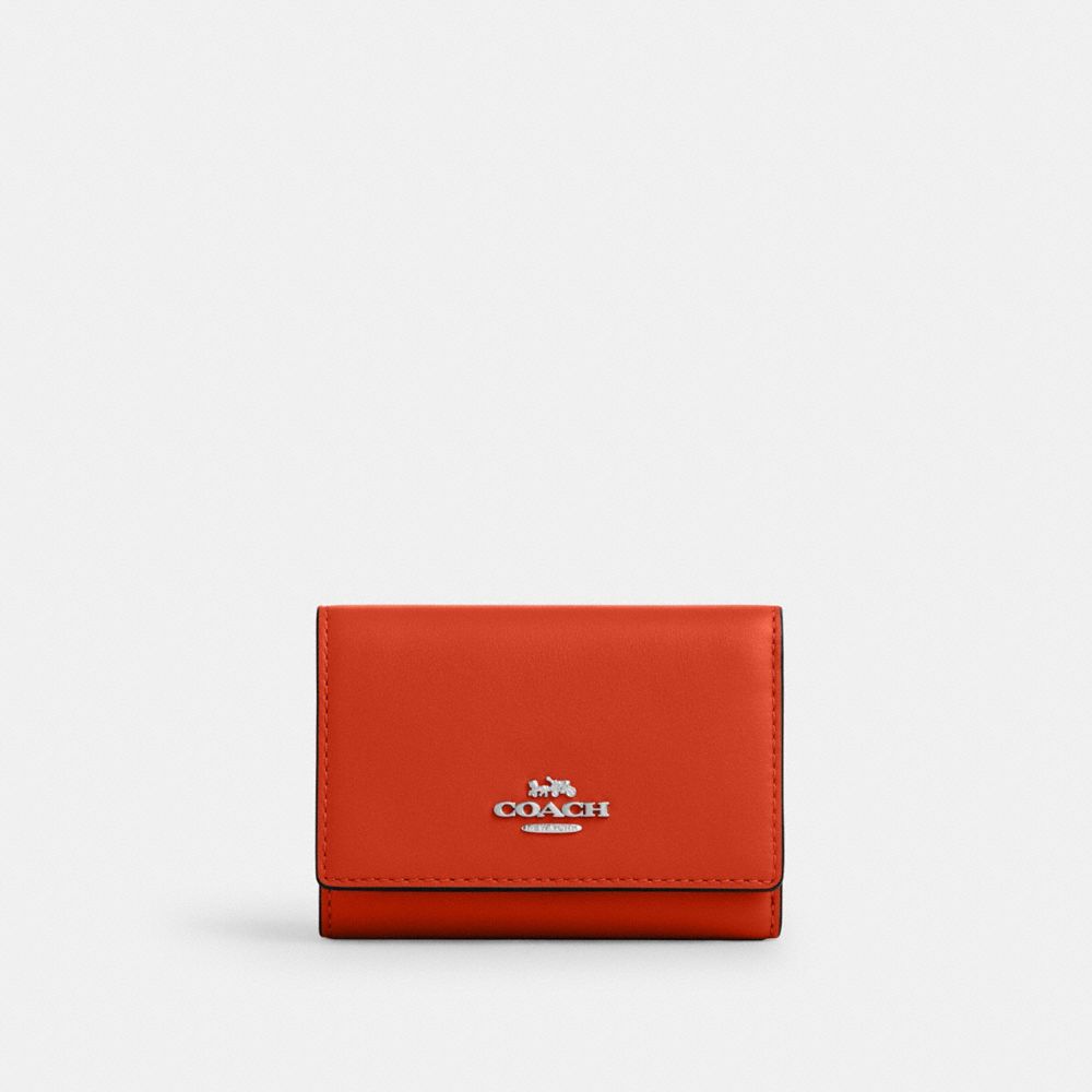 Micro Wallet - CR799 - Silver/Deep Orange