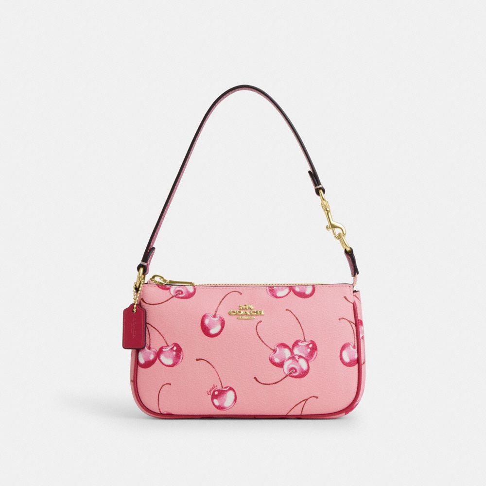 COACH CR827 Nolita 19 With Cherry Print Im/Flower Pink/Bright Violet