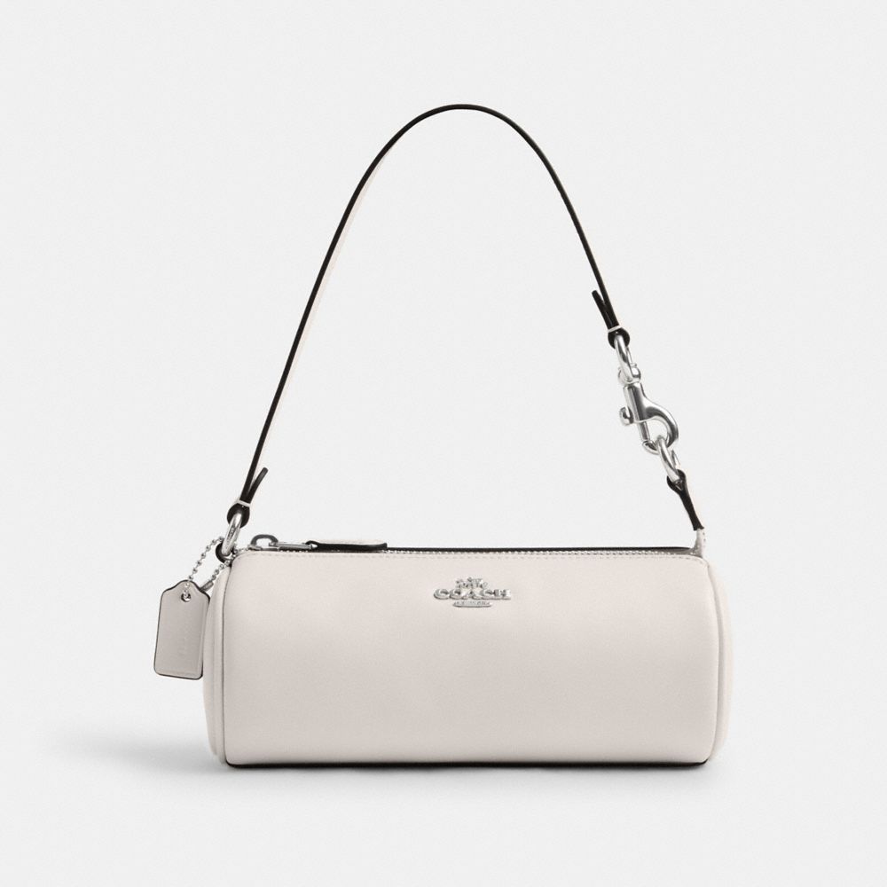 COACH CR830 Nolita Barrel Bag SILVER/CHALK