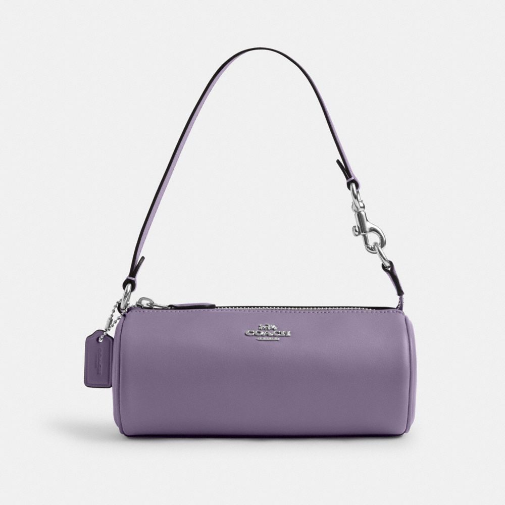 COACH CR830 Nolita Barrel Bag Silver/Light Violet