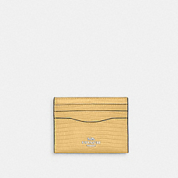Slim Id Card Case - CR844 - Silver/Hay
