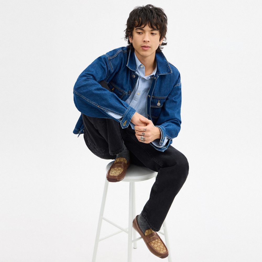 Liam Driver In Signature Jacquard | Coach New Zealand