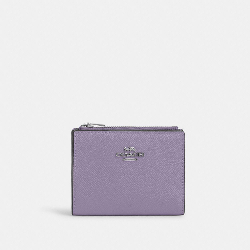 COACH CR983 Bifold Wallet SILVER/LIGHT VIOLET