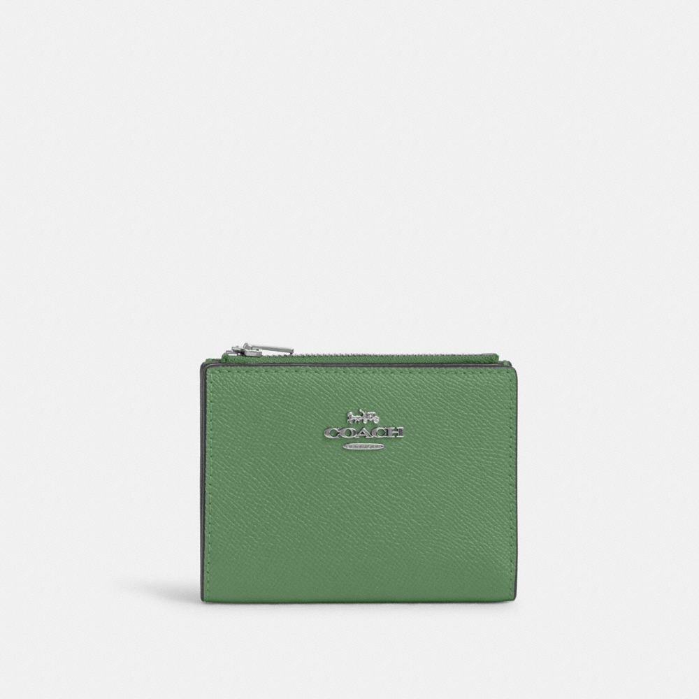 Bifold Wallet - CR983 - Silver/Soft Green