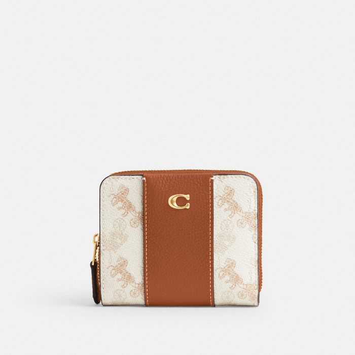 BILLFOLD WALLET WITH HORSE AND CARRIAGE PRINT