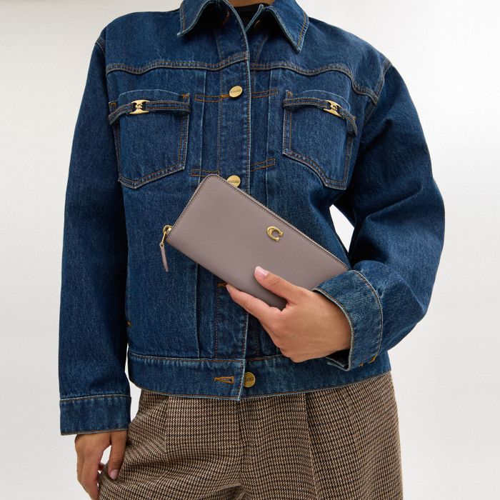 ACCORDION 經典款窄版拉鏈皮夾