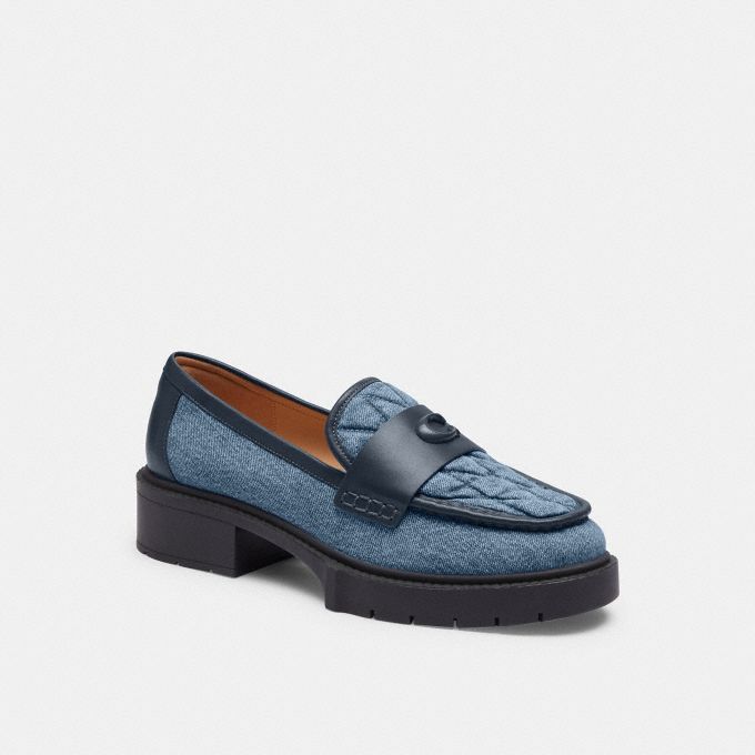 COACH Official Site Official page | LEAH LOAFER WITH QUILTING