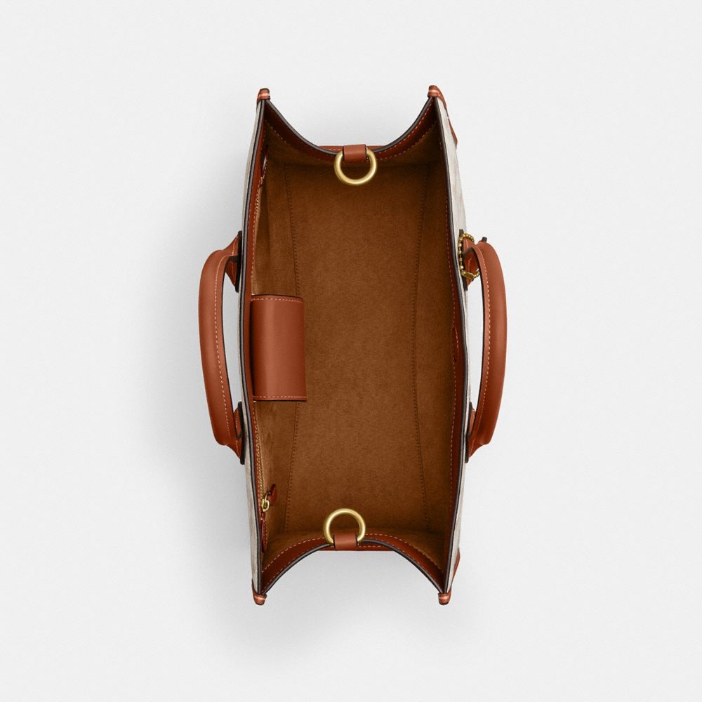 ACE 35 馬車主題圖案印花托特手袋