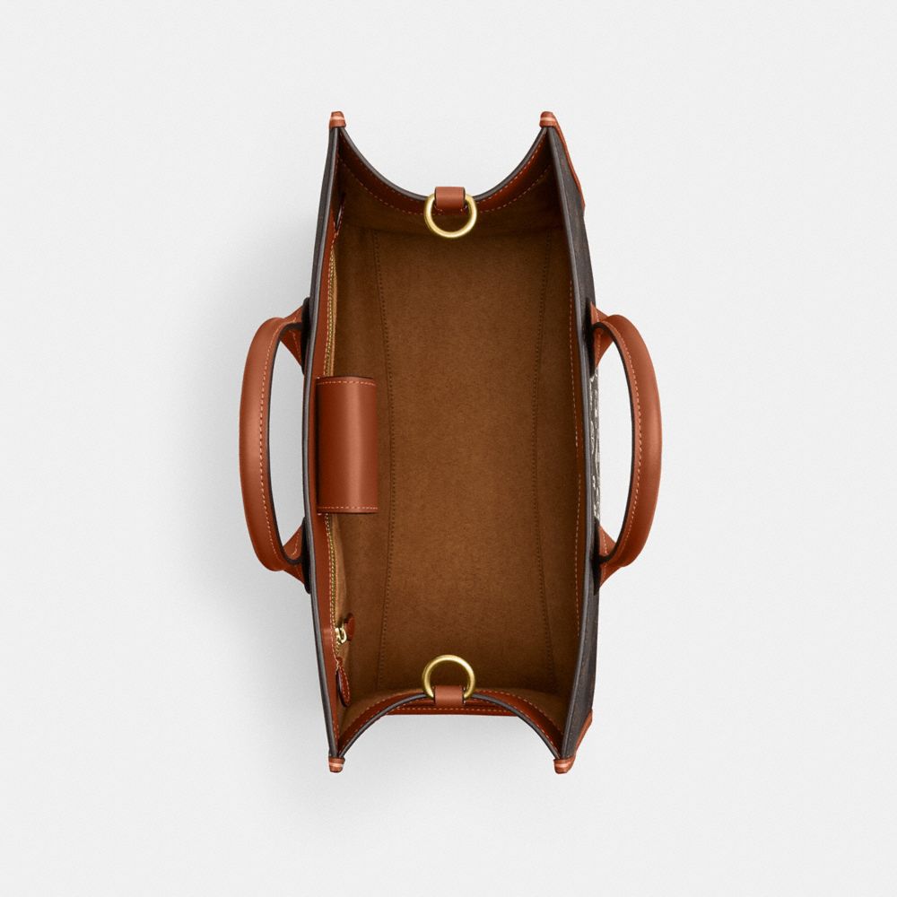 ACE 35 馬車主題圖案印花托特手袋