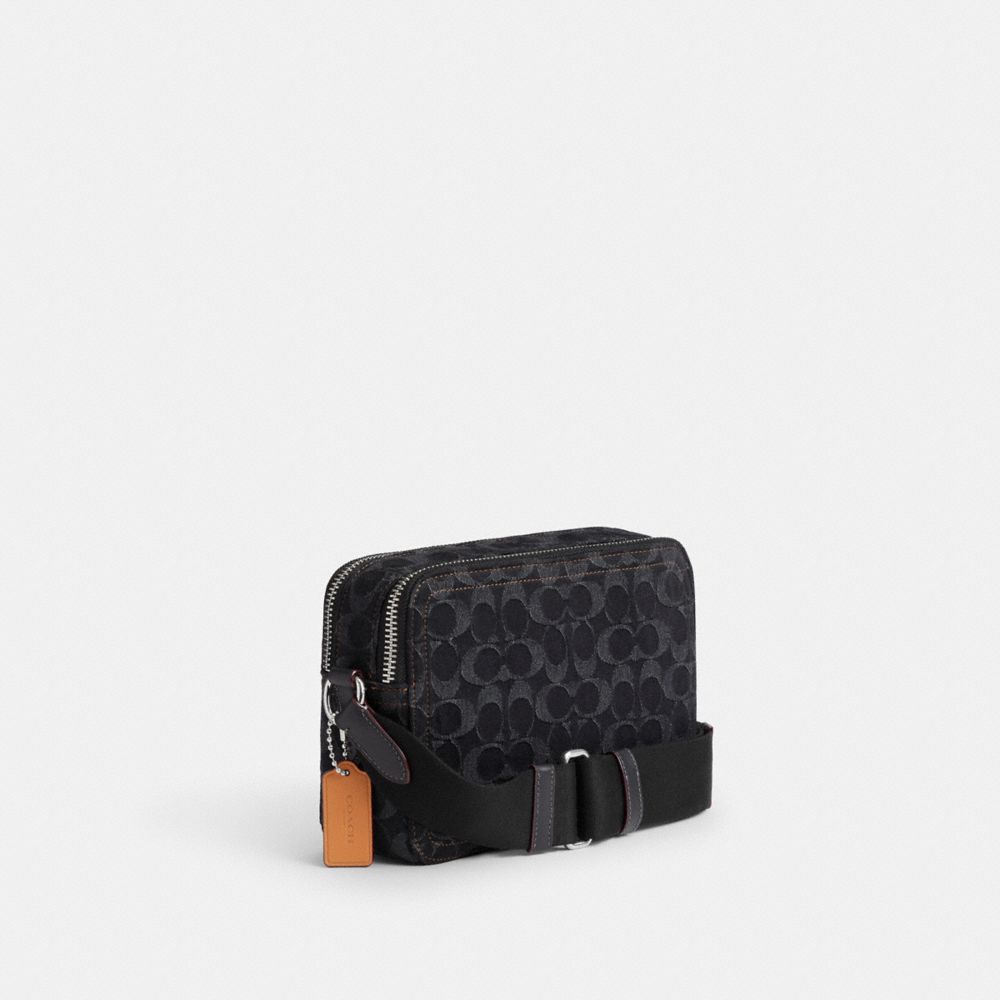 CHARTER 24 經典 SIGNATURE 丹寧面料斜背手袋