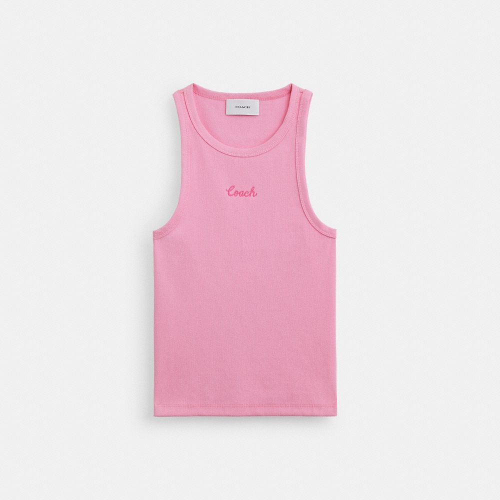 RIBBED SIGNATURE TANK TOP
