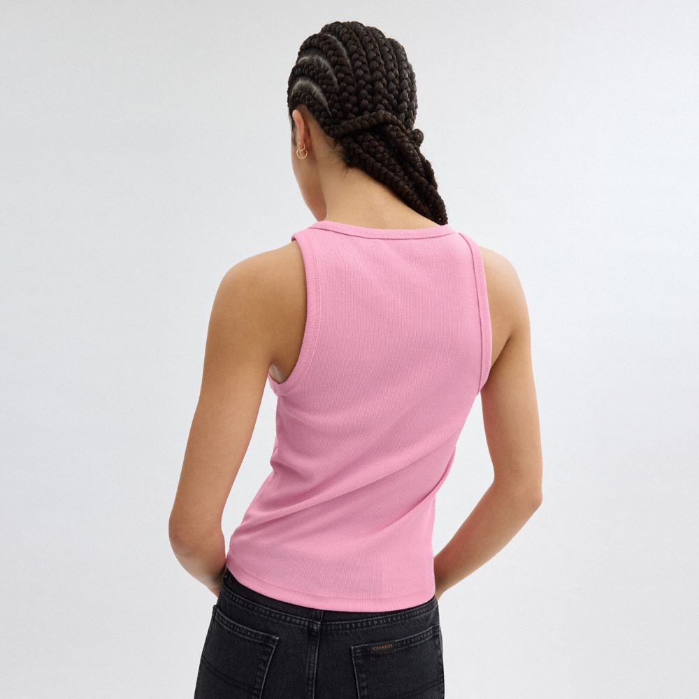RIBBED SIGNATURE TANK TOP