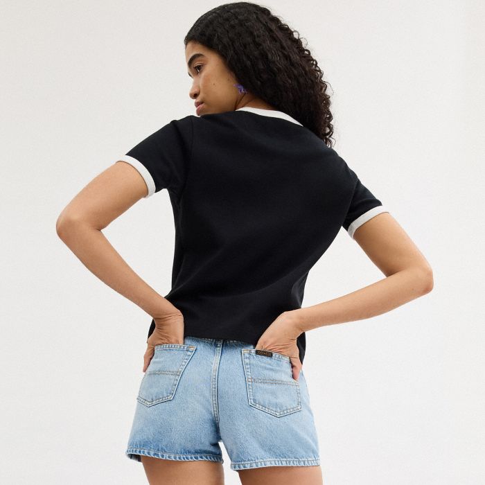 經典 SIGNATURE 滾邊小圓領 T-SHIRT