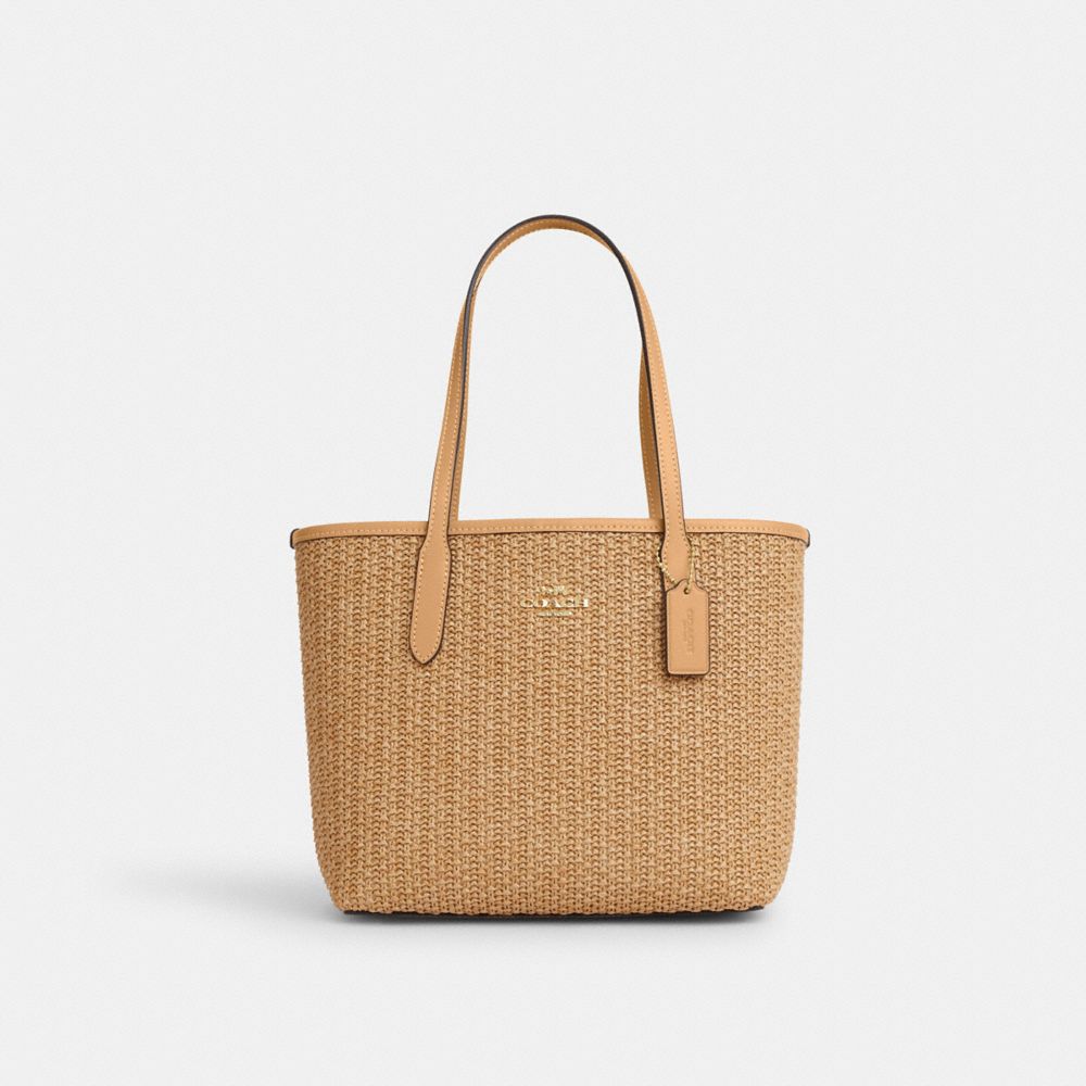 COACH Cs616 - MINI CITY TOTE - IM/LATTE MULTI | COACH HANDBAGS