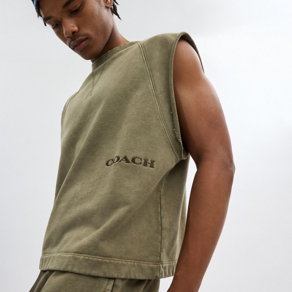 布料染色圓領背心