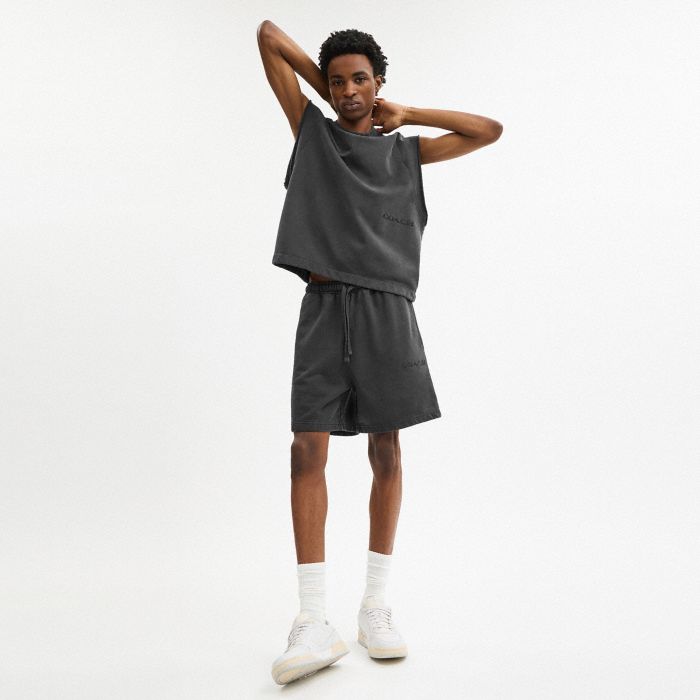 GARMENT DYE PULL ON SHORTS