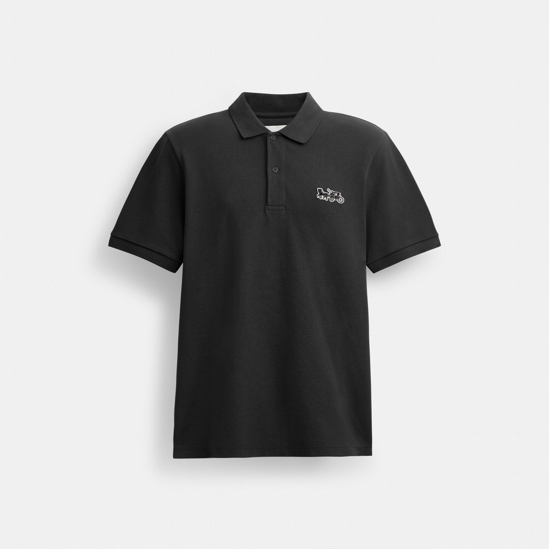 陶製馬車 馬車圖案經典POLO 衫| COACH 官方網站Official page