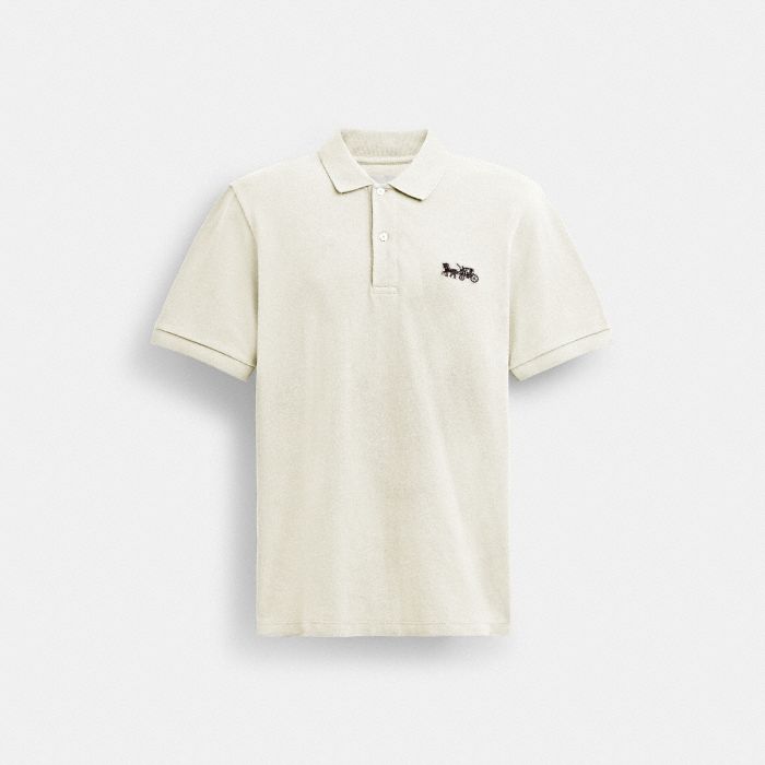 馬車主題圖案經典 POLO 衫