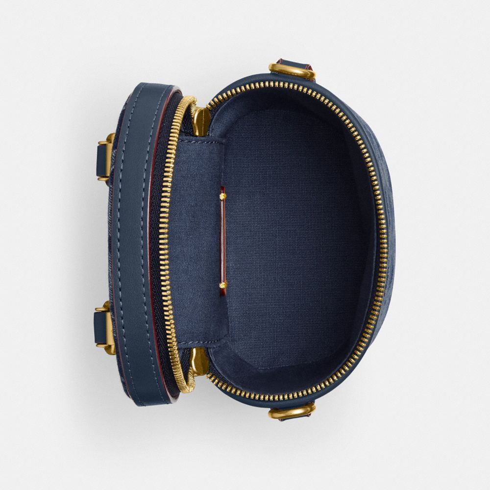 TRAIL CROSSBODY 12 IN SIGNATURE DENIM