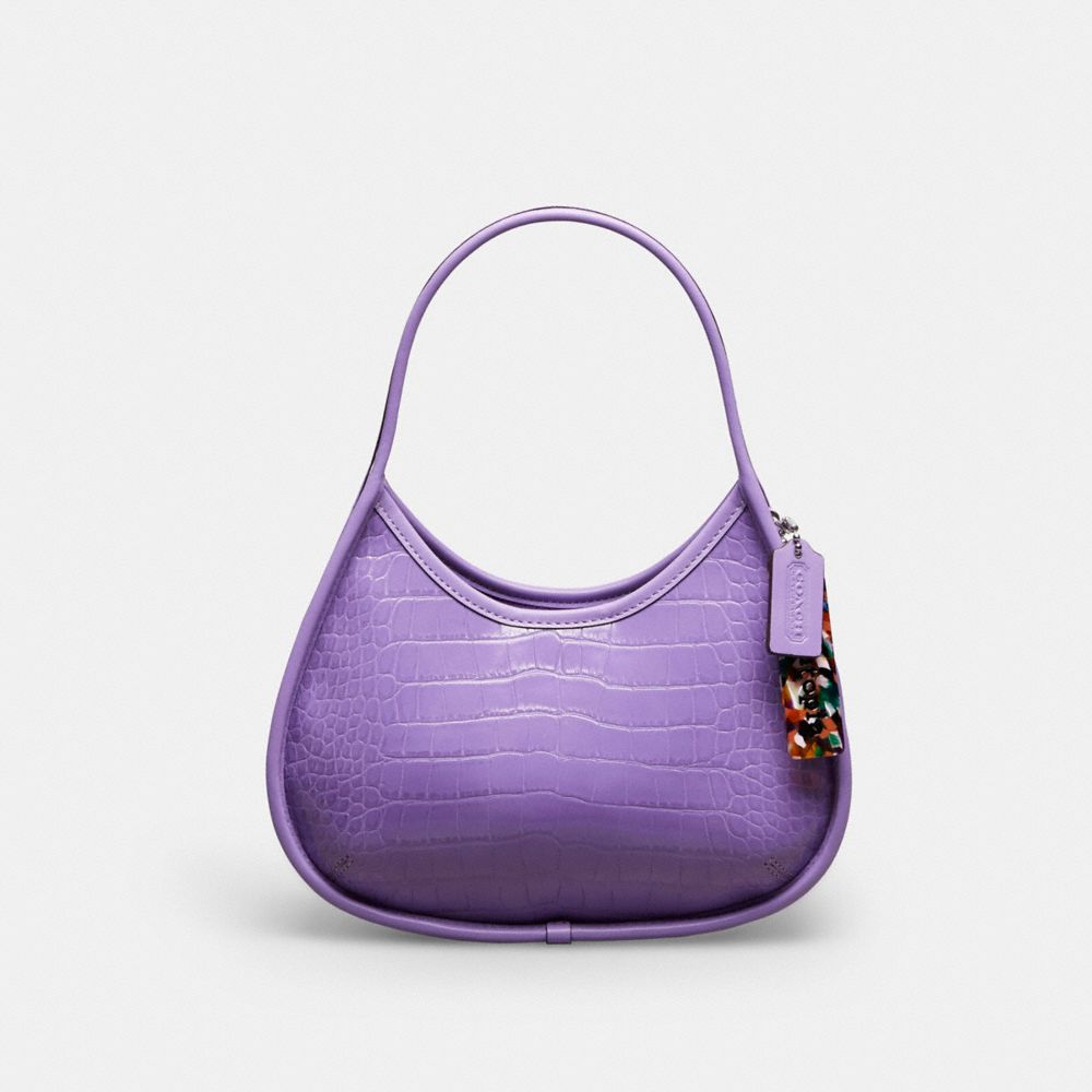 COACH CT272 Ergo Bag In Croc Embossed Coachtopia Leather Iris