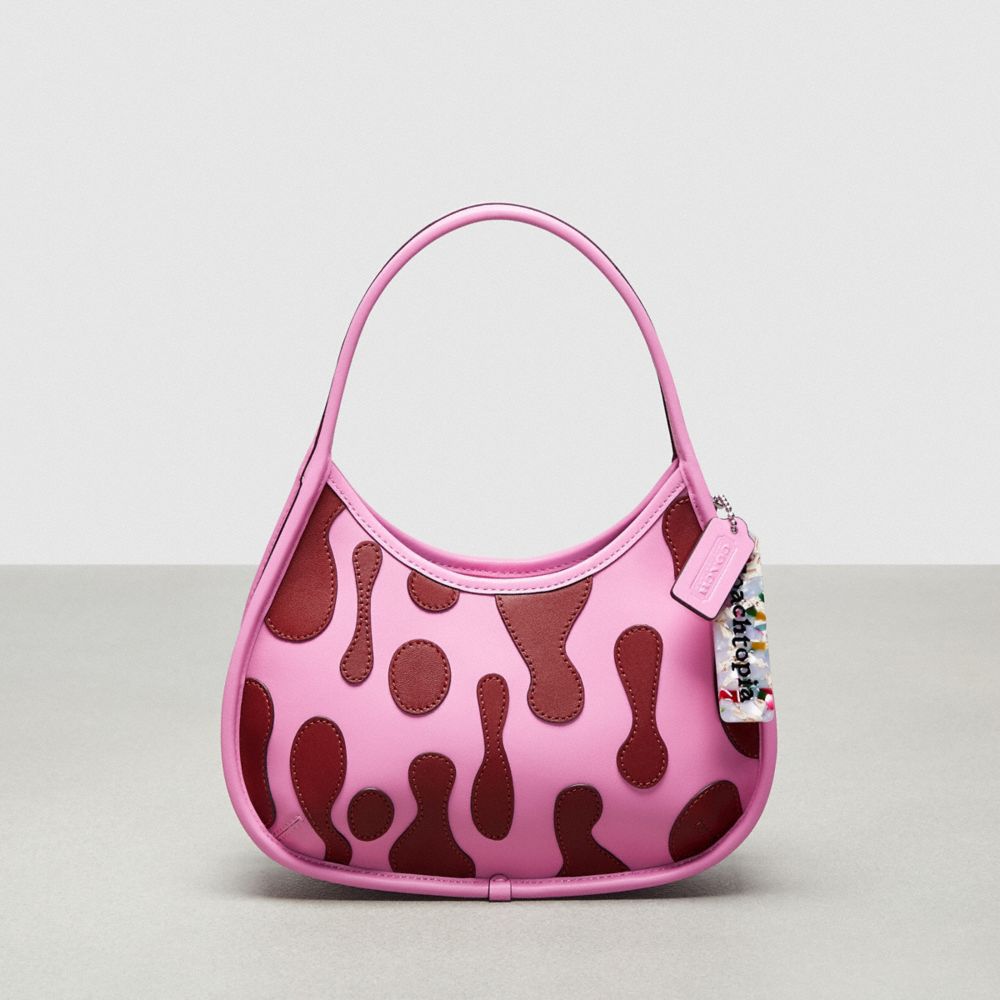 COACH CT274 Ergo Bag With Lava Appliqué Upcrafted Leather BRIGHT MAGENTA MULTI