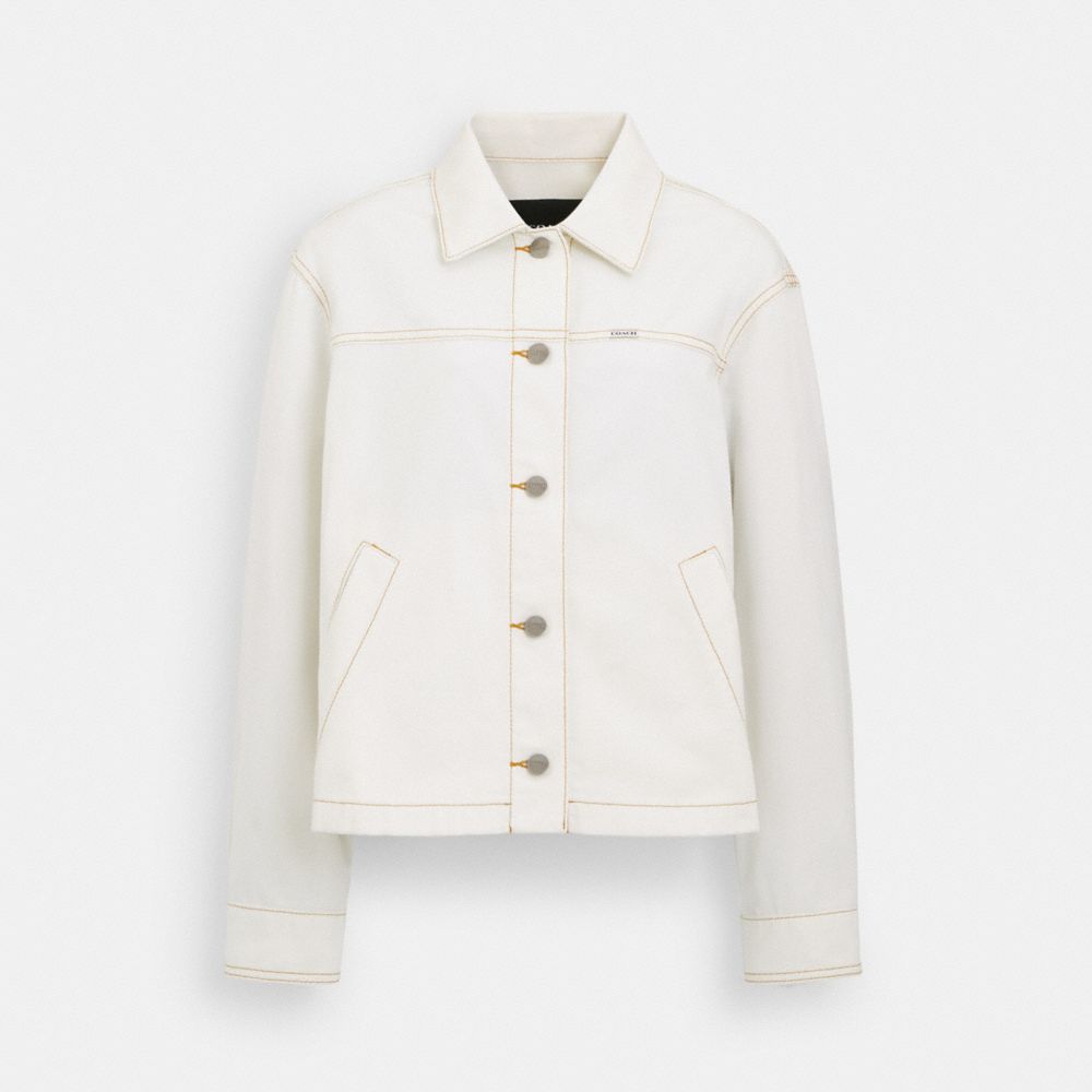 Twill Utility Jacket In Organic Cotton And Recycled Polyester