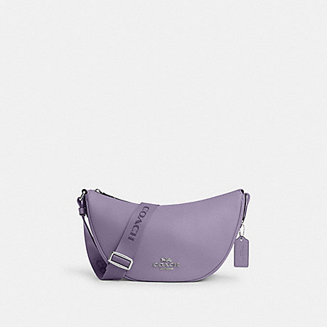 COACH CT644 Pace Shoulder Bag Silver/Light-Violet