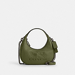 Carmen Mini Crossbody - CT774 - Gunmetal/Military Green