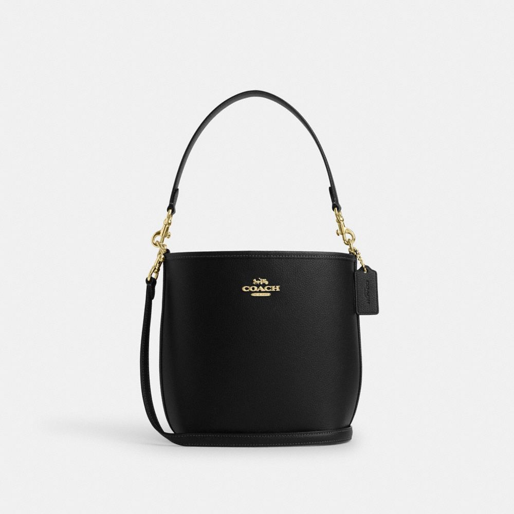 COACH CT801 City Bucket Bag Gold/Black