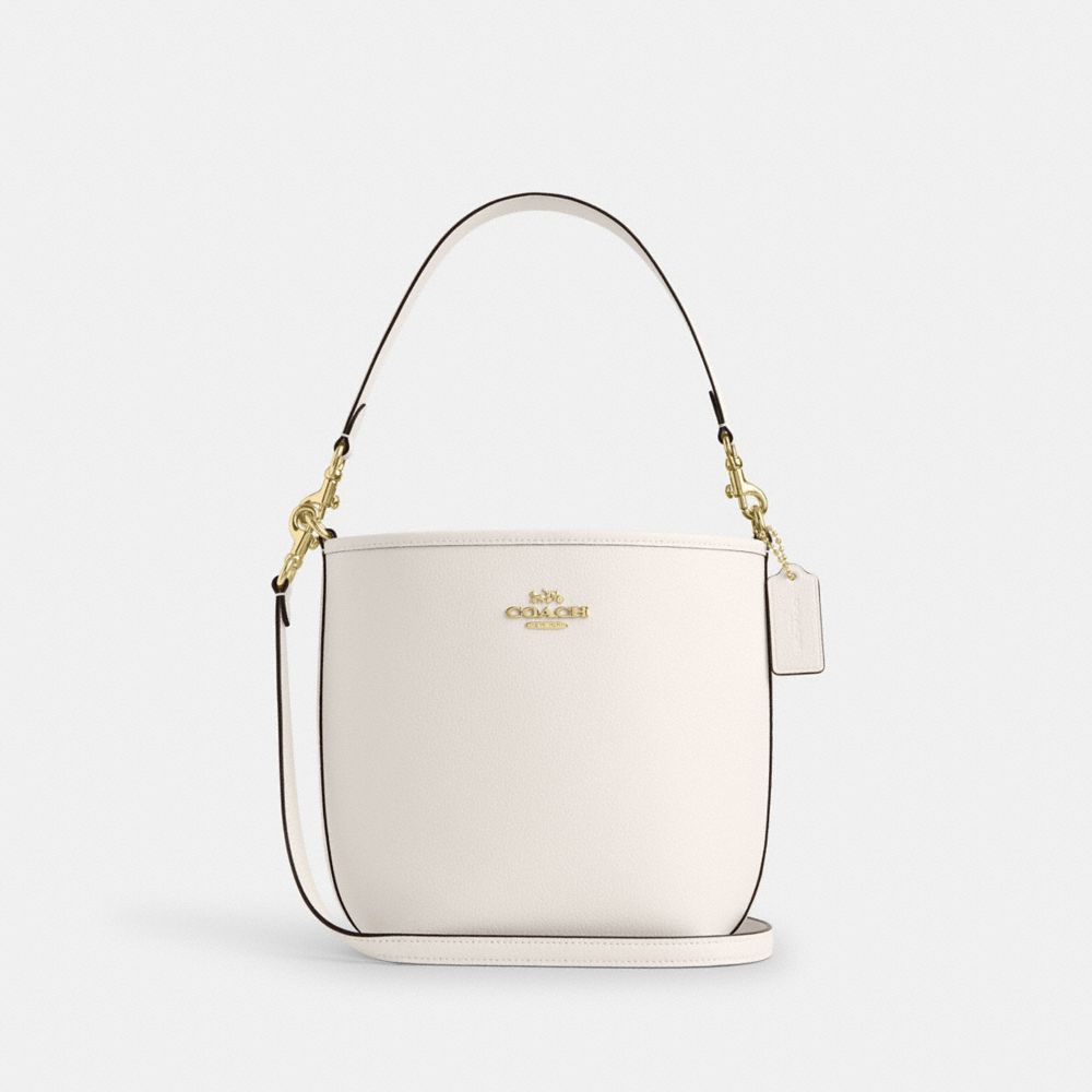 COACH CT801 City Bucket Bag GOLD/CHALK