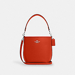 City Bucket Bag - CT801 - Silver/Deep Orange