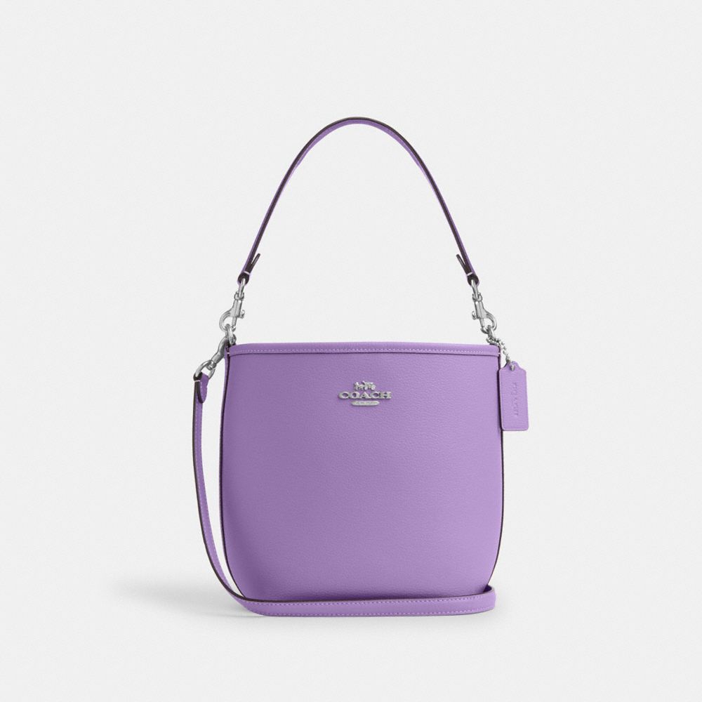 COACH CT801 City Bucket Bag SILVER/IRIS