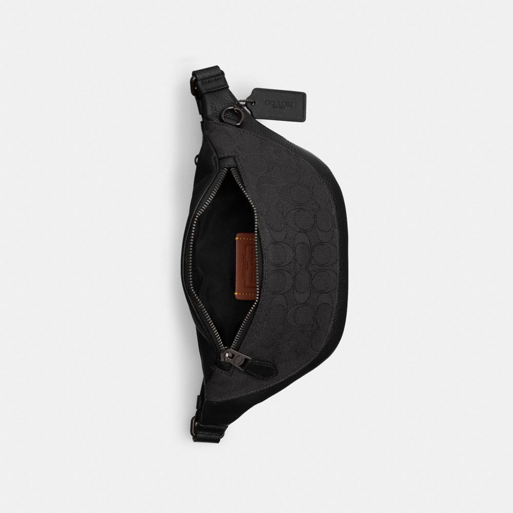 WARREN MINI BELT BAG IN SIGNATURE JACQUARD
