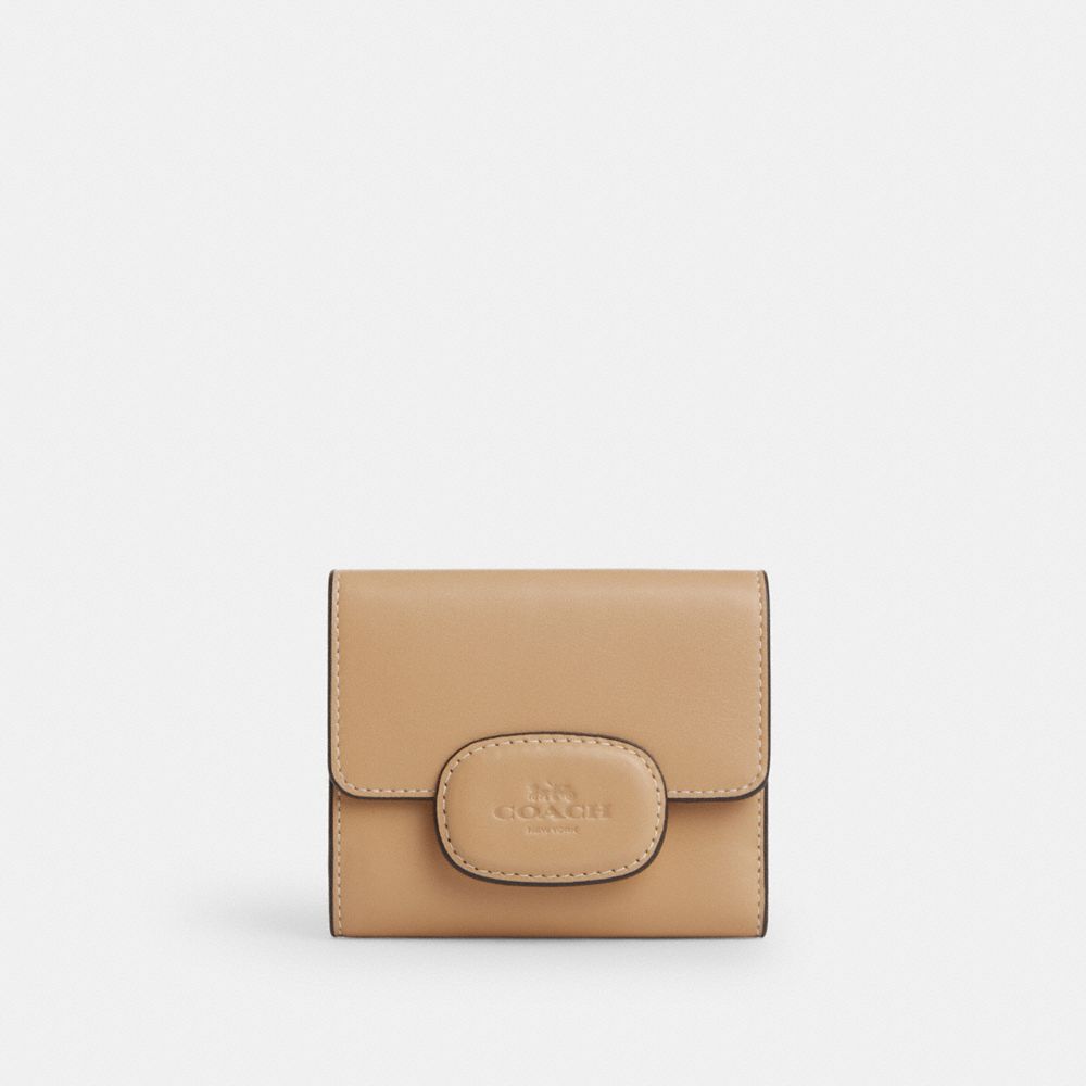 Eliza Small Wallet With Leather Covered Closure - CT985 - Im/Tan