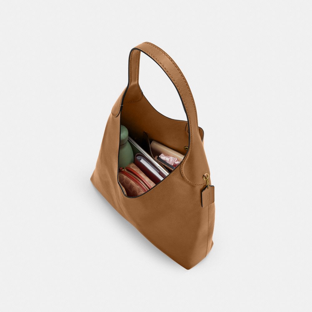 BROOKLYN SHOULDER BAG 39-B4/HONEY BROWN