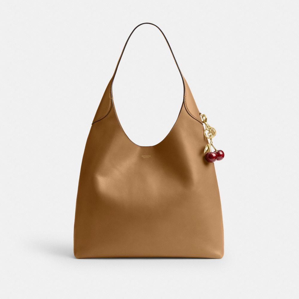 BROOKLYN SHOULDER BAG 39-B4/HONEY BROWN