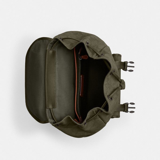 Coach army backpack sales