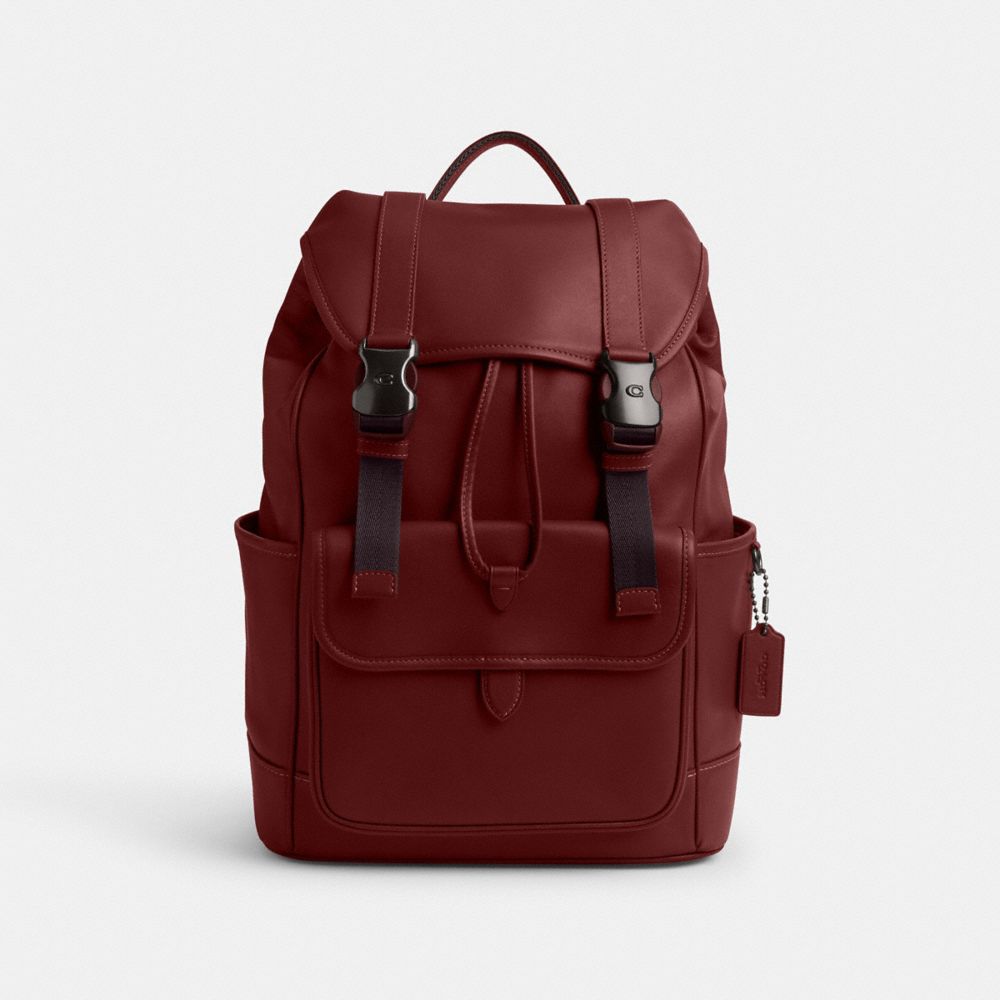 League Flap Backpack - CU072 - Dark Ruby