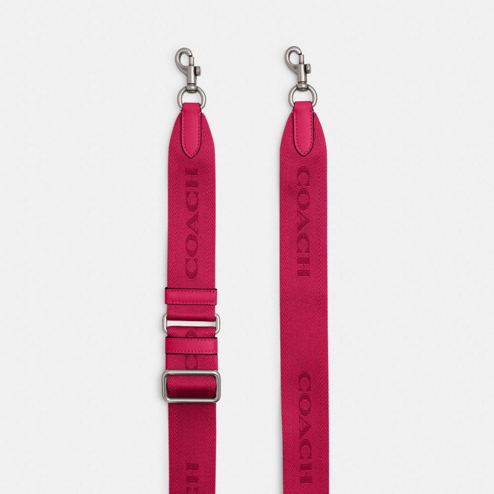 Tonal Signature Webbing Strap - CU074 - Silver/Dragonfruit