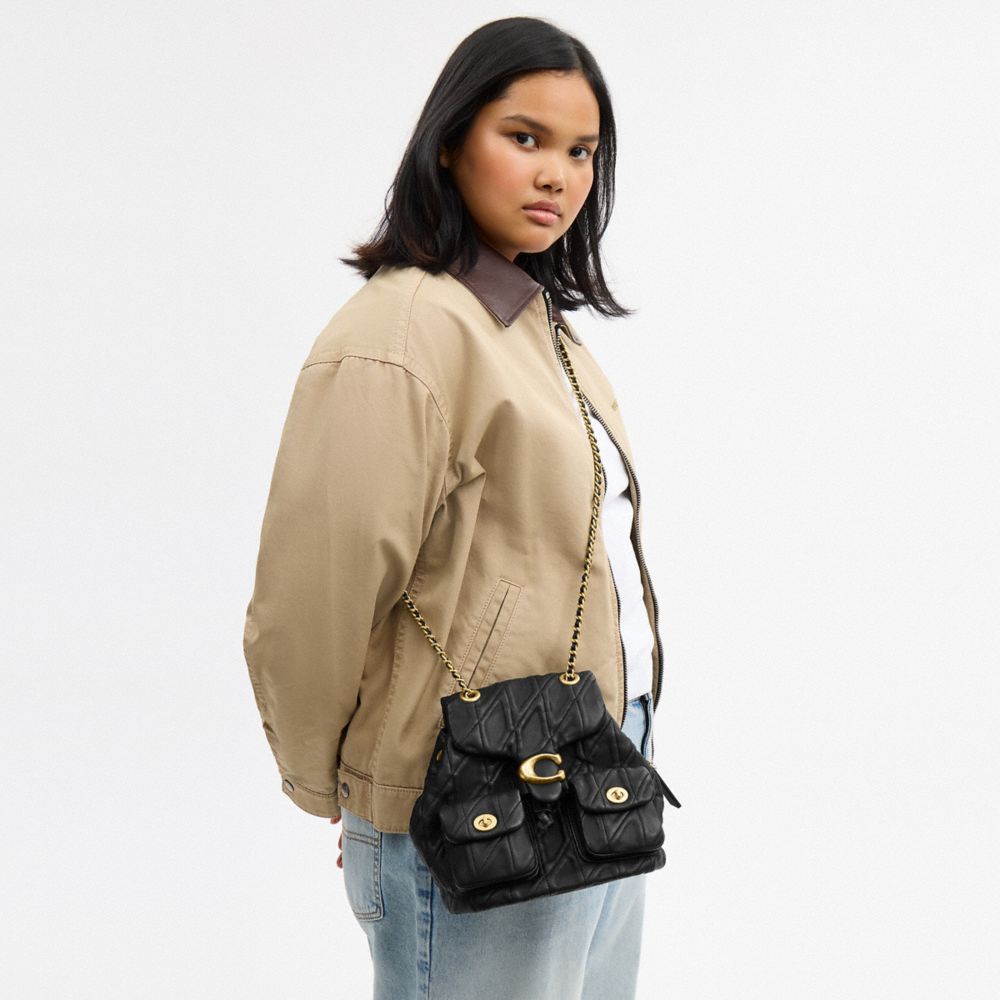 TABBY BACKPACK WITH PILLOW QUILTING