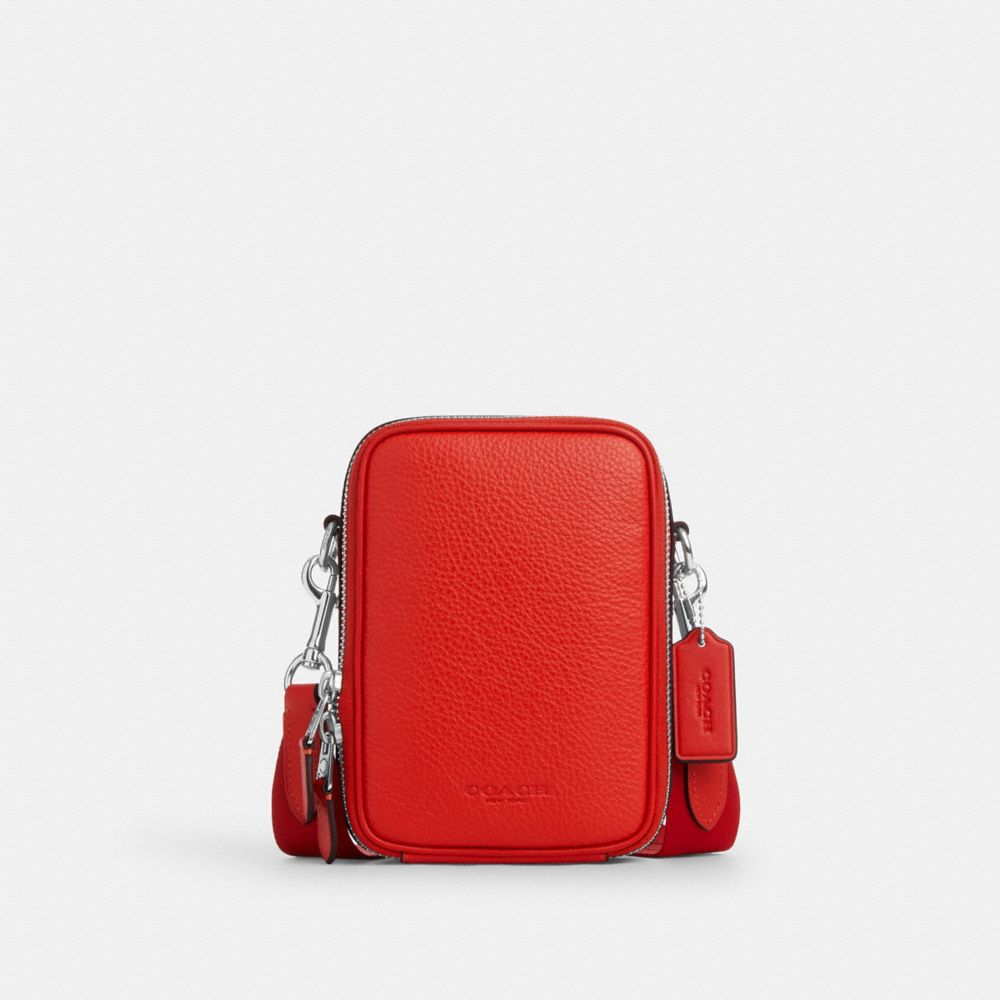 Stanton Crossbody - CU106 - Silver/Miami Red