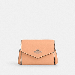 Mini Envelope Wallet With Strap - CU170 - Sv/Faded Blush