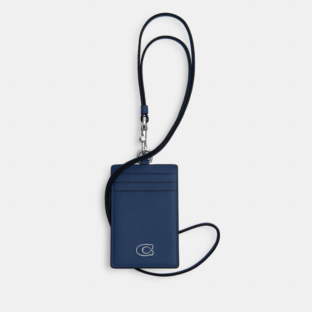 Id Lanyard With Signature Canvas - CU221 - Deep Blue