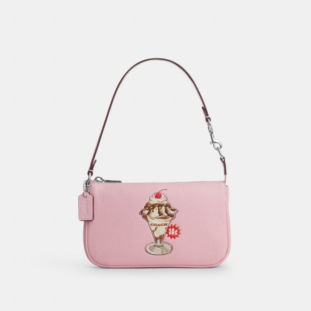 COACH CU251 Nolita 19 With Sundae Graphic SV/CHERRY BLOSSOM