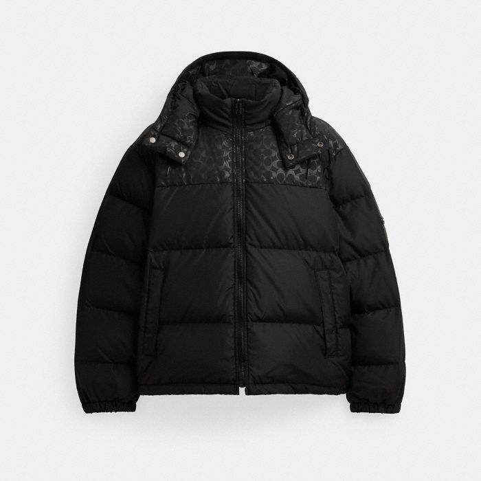 DOWN PUFFER JACKET IN RECYCLED POLYESTER