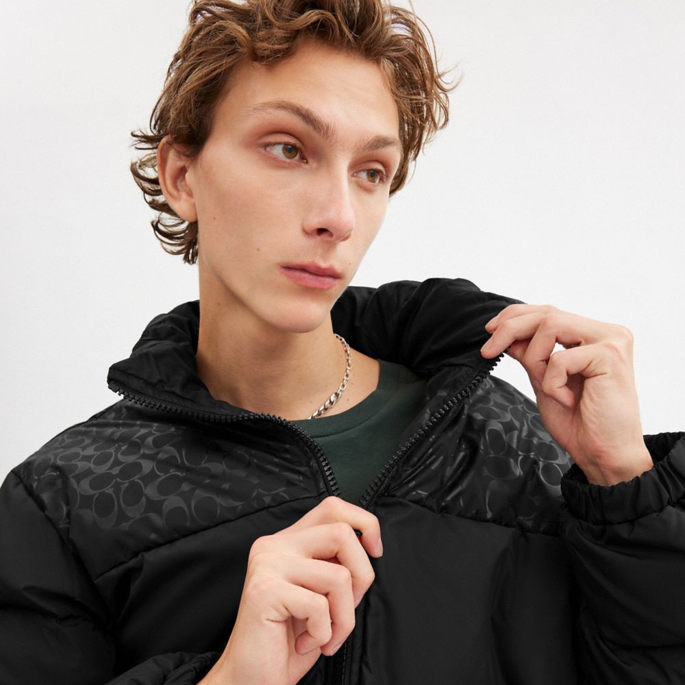 回收聚酯纖維羽絨夾克