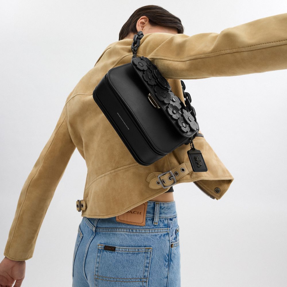 ROGUE 茶香玫瑰頂部提把手袋