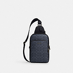 Ethan Pack In Signature Denim - CU547 - Gunmetal/Denim/Midnight Navy