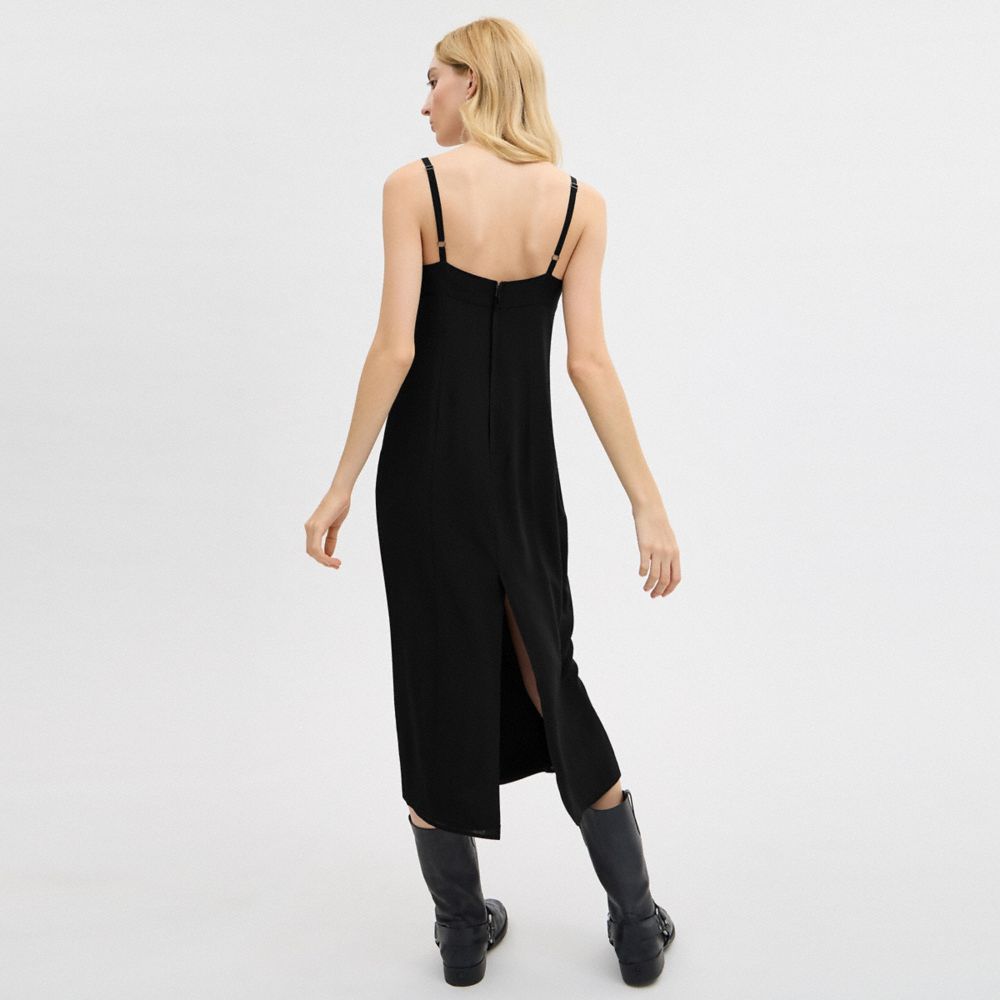 HERITAGE C 真絲中長連身裙